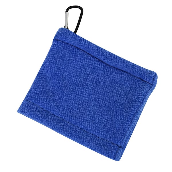 Golfpallon pyyhe klipsillä Blue