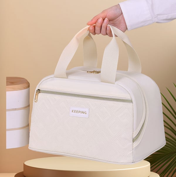 Isolerad lunchväska för arbete Beige