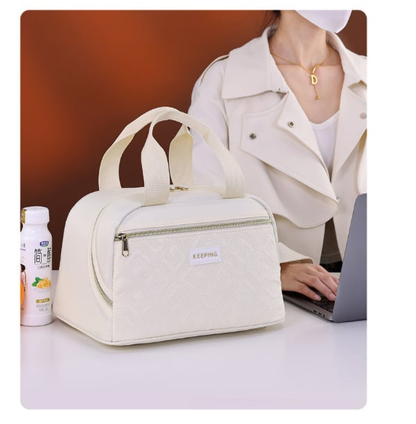 Isolerad lunchväska för arbete Beige