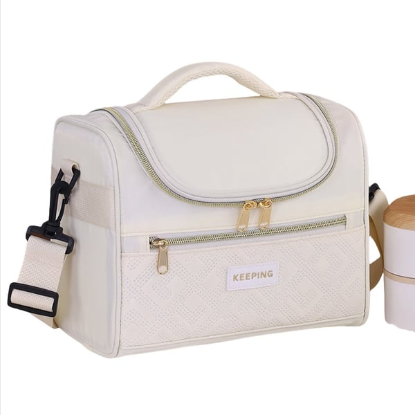 Eristetty lounaskassi työhön Beige