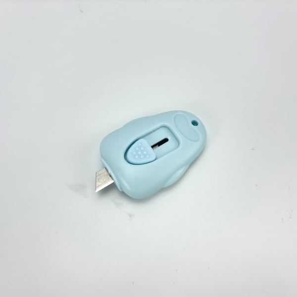 Mini-kniv med nøkkelringhull Blue