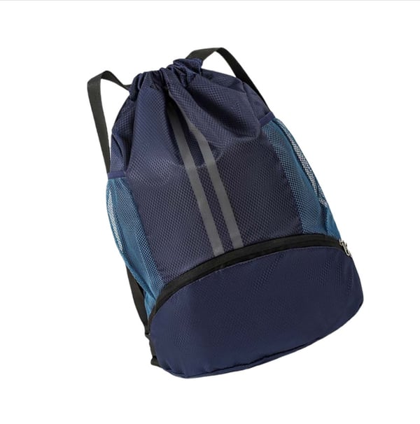 Suuri tilava koripalloreppu kengälokerolla NavyBlue
