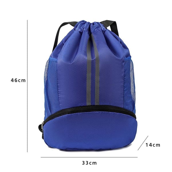 Suuri tilava koripalloreppu kengälokerolla Blue