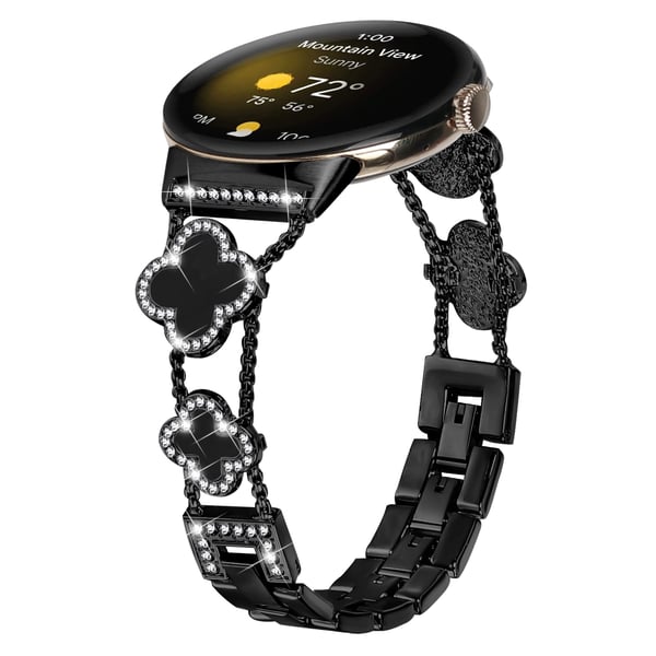 Cloverlink-kæde til Google Pixel Watch Black