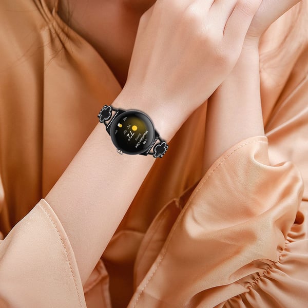 Cloverlink-ketju Google Pixel Watchille Black