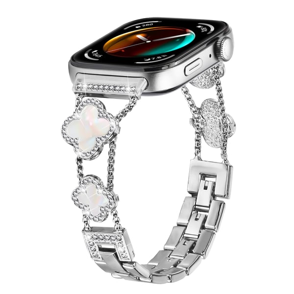 Huawei Fit 3 Clover -ketjuhihna Silver