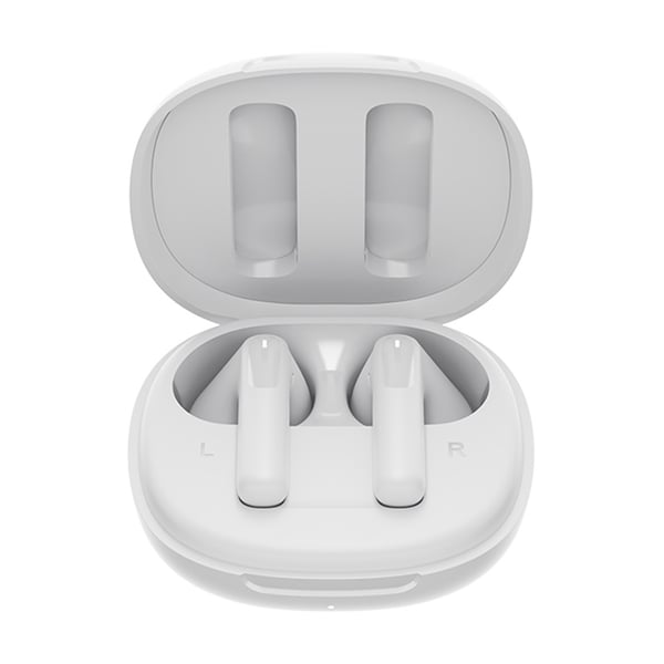 TWS QCY Ailybuds E20 HT13-hodetelefoner (hvite)