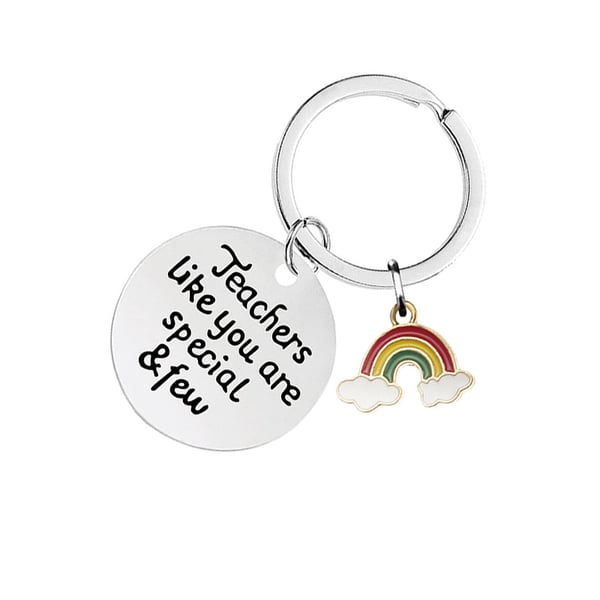 Rainbow Epoxy -ruostumattomasta teräksestä valmistettu avaimenperä CHY029