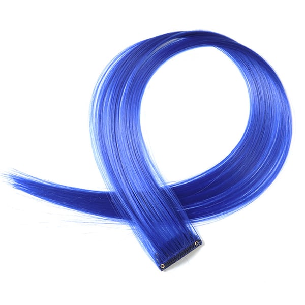 10 kpl:n Clip-in-hiustenpidennykset Blue