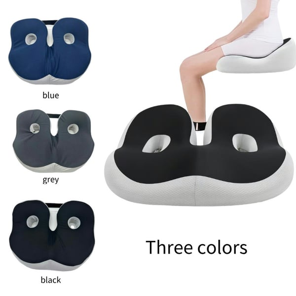 Ergonomisk sædehynde med memory foam DarkGrey