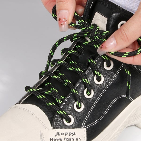 6 par snørebånd - Multifarvet sæt til vandrestøvler, sneakers og meget mere 1.6 m