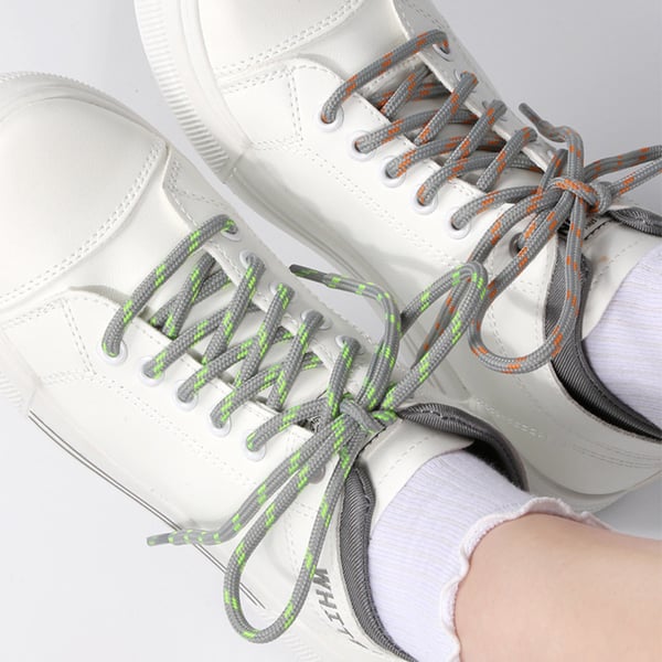 6 par snørebånd - Multifarvet sæt til vandrestøvler, sneakers og meget mere 1.6 m