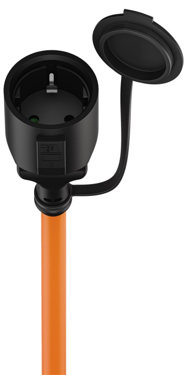 CEE-adapterkabel, CEE-stik med jordkontakt, 5 m