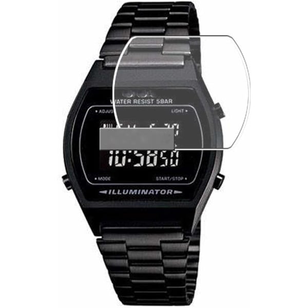 Kirkkaat näytönsuojat Casio B640WC -kelloon (2 kpl)