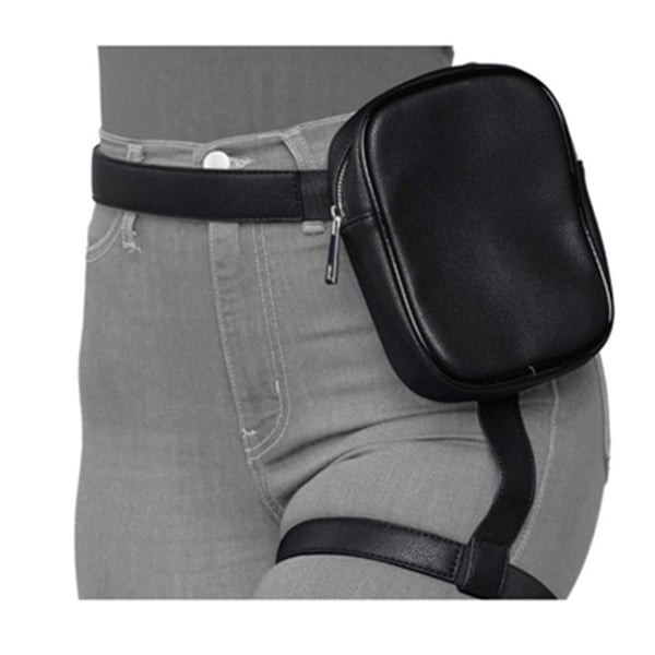 PVC Midjeveske - Kompakt og Praktisk for Sport Black