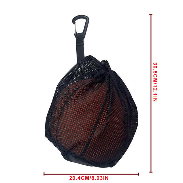 Mesh Basketball Net Bag - Sports Ball Drawstring Bag