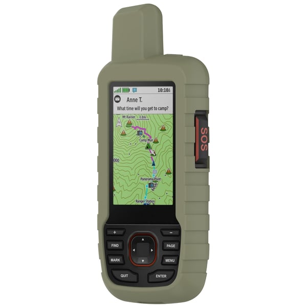 Garmin GPSMAP 66i 67i Silikonetui - Forbedret beskyttelse Green