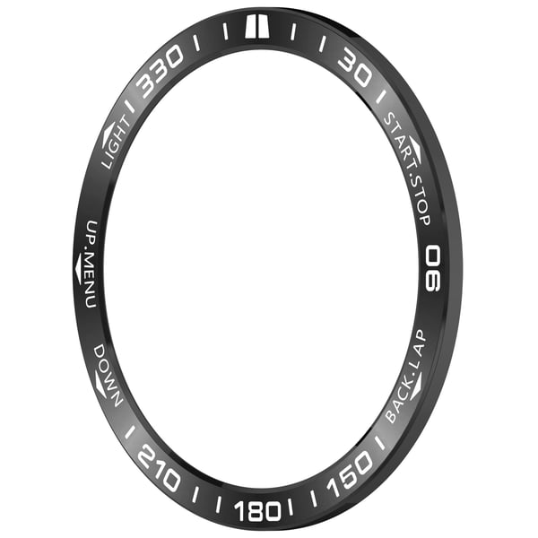 Garmin Tactix 8 51mm Solar Bezel - Sort rustfrit stål