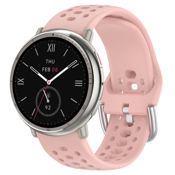 Amazfit Active 2-bånd - Pustende silikon sportsutskifting Pink