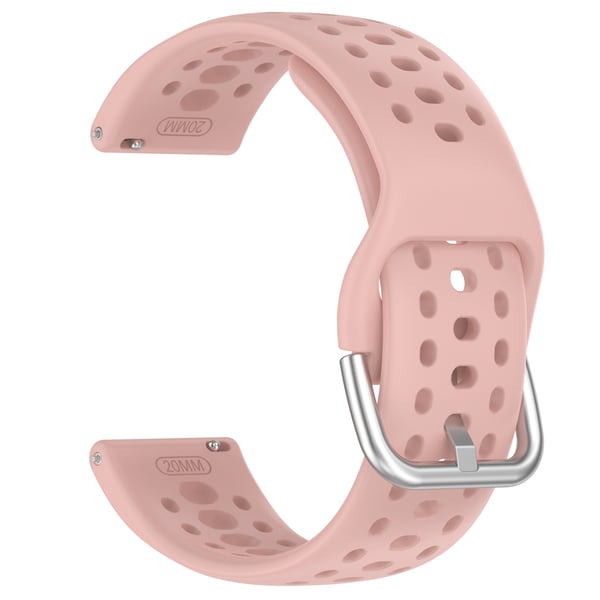 Amazfit Active 2-bånd - Pustende silikon sportsutskifting Pink