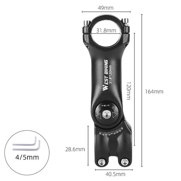Säädettävä ohjainkannattimen korotin alumiiniseosta 120mm Säädettävä ohjainkannattimen korotin alumiiniseosta 120mm