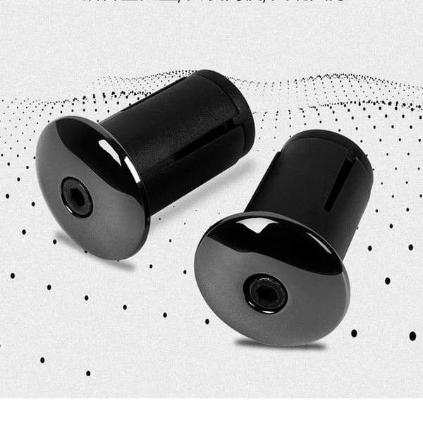 Cykelstyr Endepropper - Legering & PVC - Sikker Ekspansion