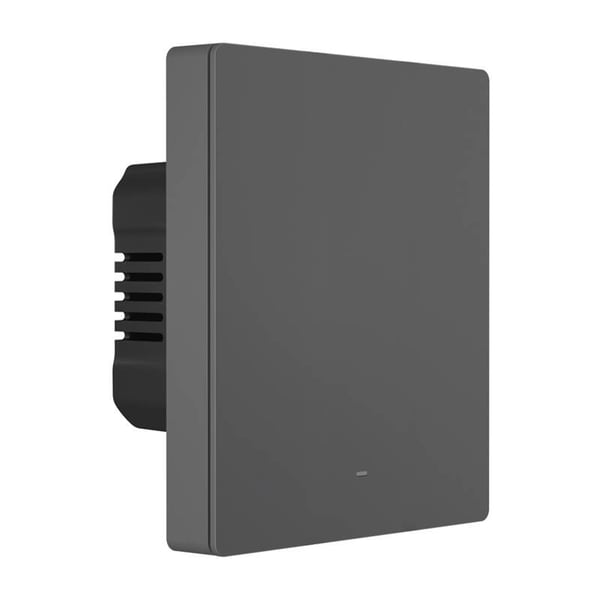 Smart WiFi veggbryter SONOFF M5-1C-80 (1-kanals, for ramme, grafitt)