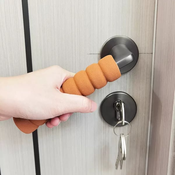 Antistaattinen ovenkahvan suojus - 2 kpl, kahvinvärinen