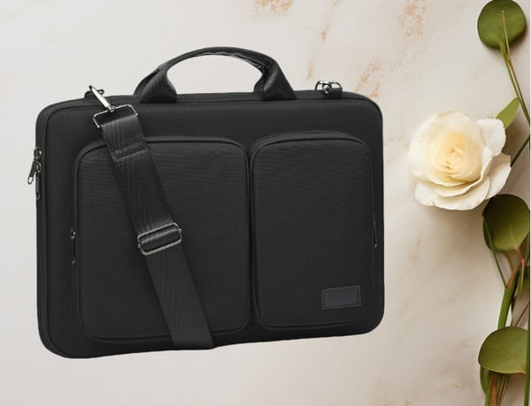Elegant 15,6-tommers laptop taske til Apple MacBook - Sort