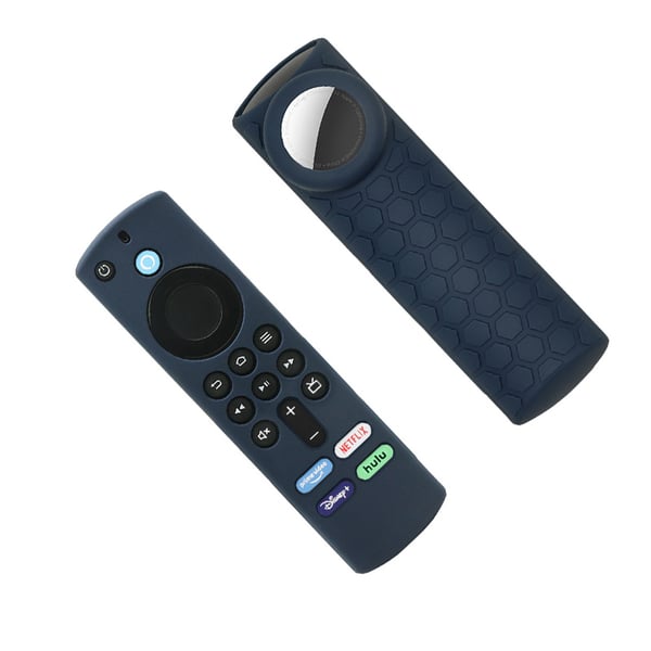 Fjernbetjeningsbeskyttelsesdæksel til Fire TV Stick 2024ALEXA 3. Gen airtag DarkBlue