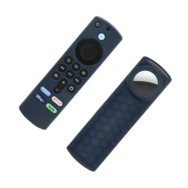 Fjernbetjeningsbeskyttelsesdæksel til Fire TV Stick 2024ALEXA 3. Gen airtag DarkBlue