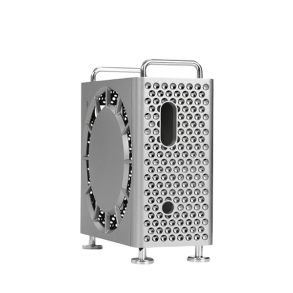 Beskyttelsesetui og stativ for Mac mini M4/Pro Silver