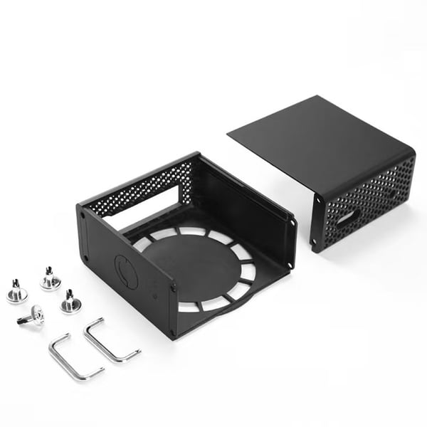 Suojakotelo ja jalusta Mac mini M4/Pro:lle Black
