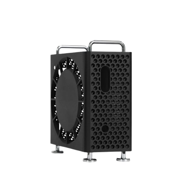 Beskyttende etui og stativ til Mac mini M4/Pro Black