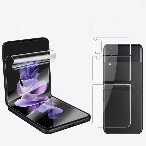 Fullstendig Dekning Usynlig Film for Samsung Z Flip6 - Papirboks