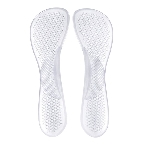 Gel Arch Support 3/4 Insoles for Women - Transparent Comfort