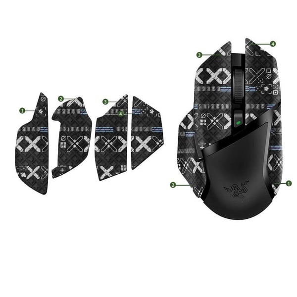 Förbättrade greppmusklister för Razer Basilisk V2 Pro