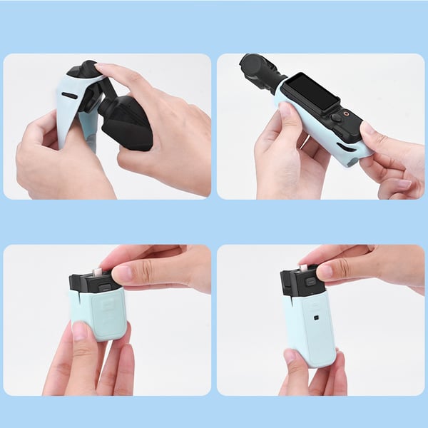 Beskyttende silikondeksel for DJI OSMO Pocket 3 Red