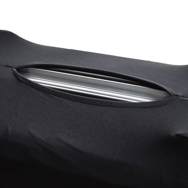 Matkalaukun suojus - Paksuuntunut polyesterimatkalaukun suojus Black XL