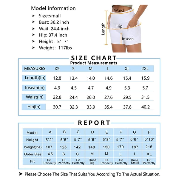 Kompressionsshorts - Perfekt til Yoga & Fitness White XL