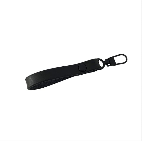 Aitoa nahkaa vetoketjun vetimet - 2 kpl Black