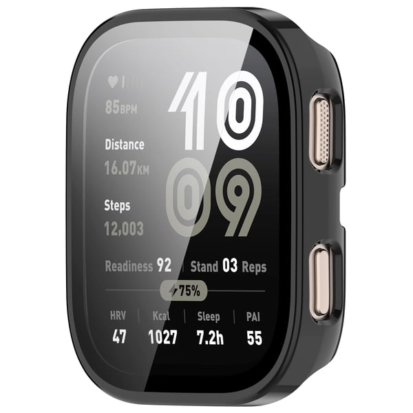 Klart PC-deksel med herdet film for Amazfit BIP 6 Black