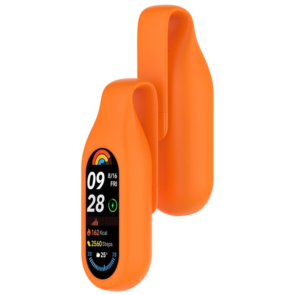 Sikkert klipsfeste for Xiaomi Mi Band 10, 9 og 8 Blue