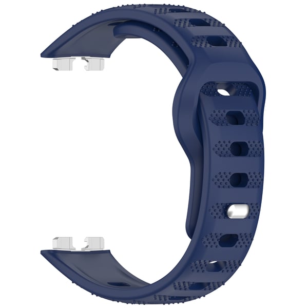 Silikoniranneke Huawei Band 10/9/8 - Pisteellinen kuvio Blue