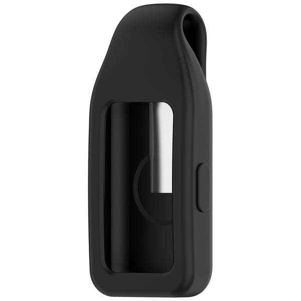 Stålklipsspenne for Huawei Band 10/9/8 - Silikon Black