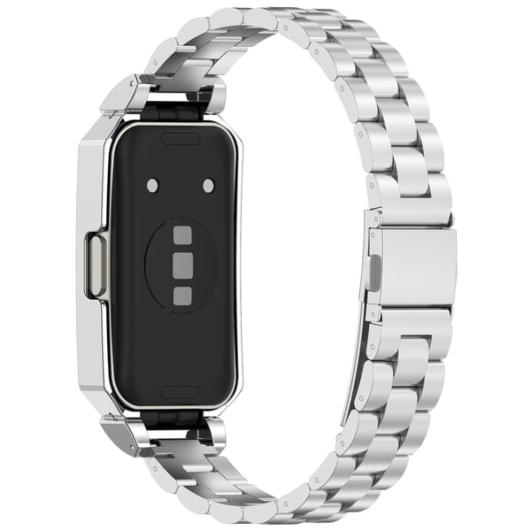 Rustfrit stålrem til Huawei Band 10/9/8 Black