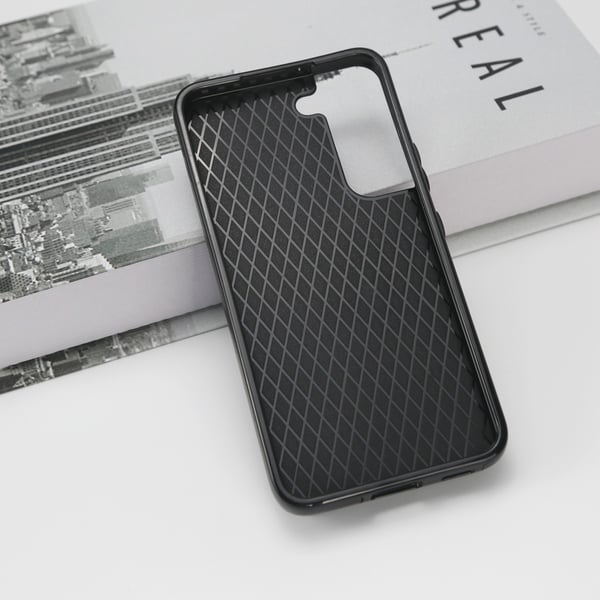 Korttipaikallinen nahkakotelo Samsung Galaxy S22 - Puhelimelle - Musta