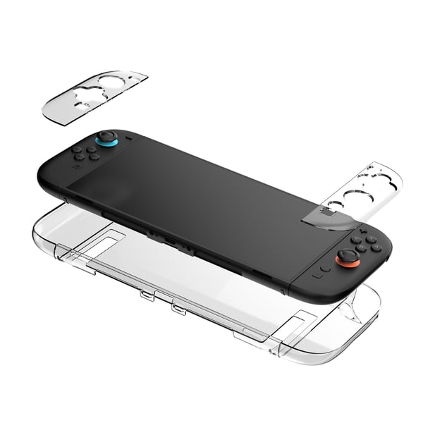 Suojaava kristallikotelo Switch 2:lle - Jaettu muotoilu