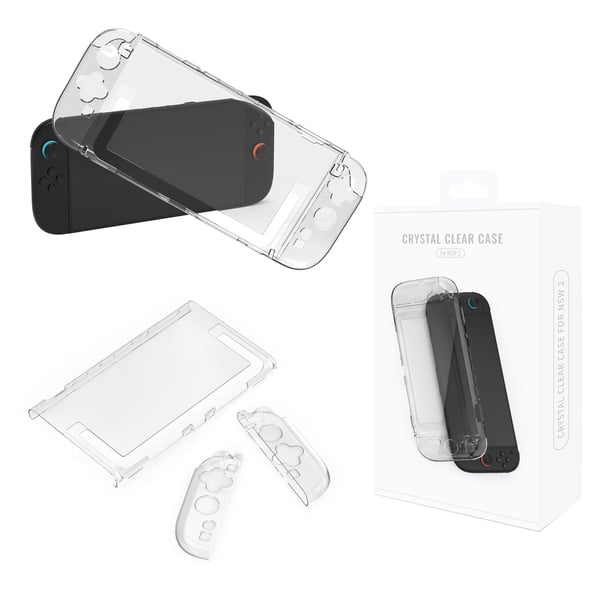 Suojaava kristallikotelo Switch 2:lle - Jaettu muotoilu