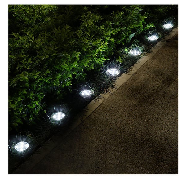 Valaise ulkotilasi 16 LED aurinkomaavaloilla White